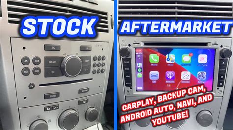 aftermarket radio  stock  hides loads  modern features youtube