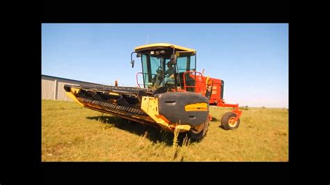 holland hw  propelled swather  sale sold