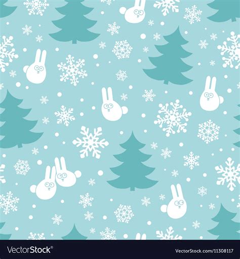 winter seamless pattern royalty  vector image