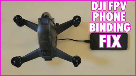 dji fpv drone   fix phone binding activation  connection solved youtube