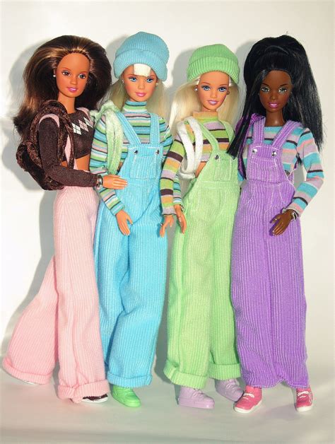 cool colors barbie  vintage barbie dolls barbie