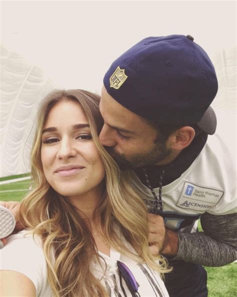 sideline sweetheart from eric decker and jessie james pucker up e news