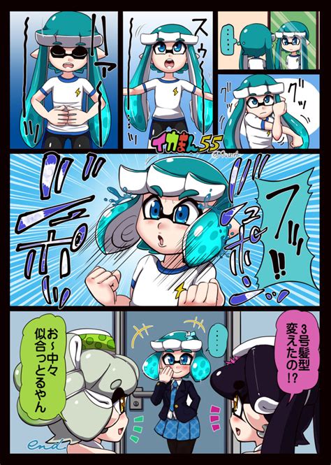 Inkling Aori And Hotaru Splatoon And 1 More Drawn By Usa Dai9c