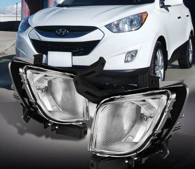 hyundai tucson   clear oem style fog lights ateh topgearautosport