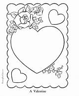Pages Coloring Cards Card Template Deck Valentines Sketch Templates Adults sketch template