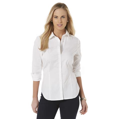 covington womens fitted blouse