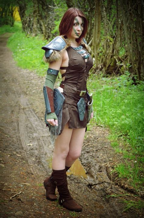 aela the huntress skyrim cosplay by dragunova cosplay on deviantart