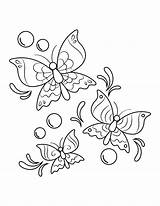 Butterflies Museprintables sketch template