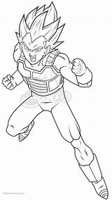 Vegeta Coloring Pages Line Vegito Printable Jareds Kids Ssj Blue Dbs Adults Lineart Sketch Template sketch template