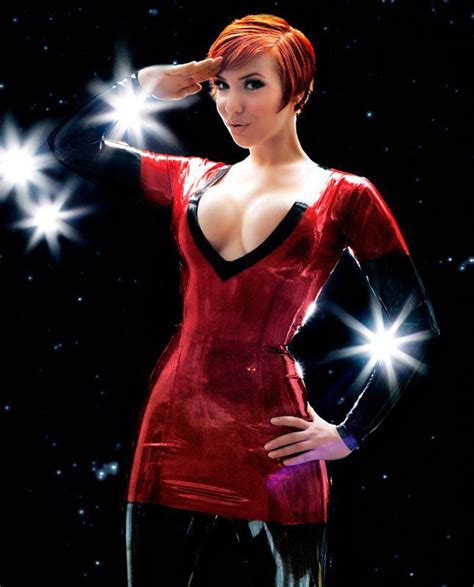 Star Trek Flirtatious Latex Clothing Line — Geektyrant