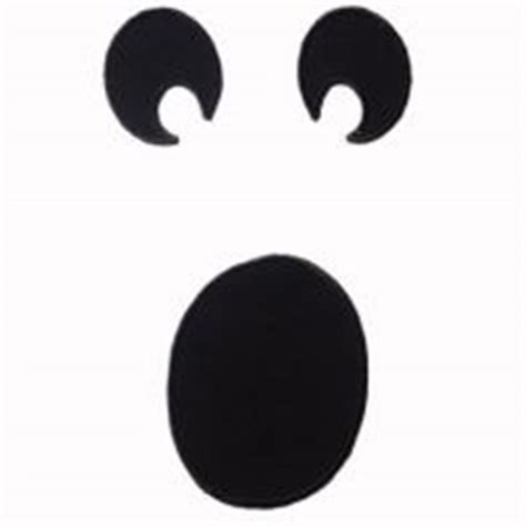 ghost face applique face template ghost faces halloween templates