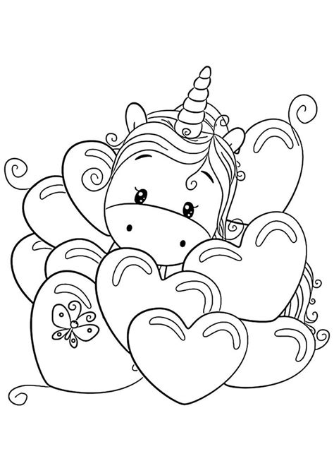 lot  love high quality  coloring   category unicorn