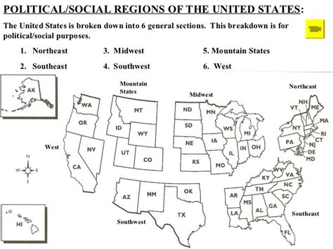 printable  regions   united states worksheets web  government