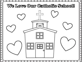 catholic schools week coloring pages   ps prek pups tpt