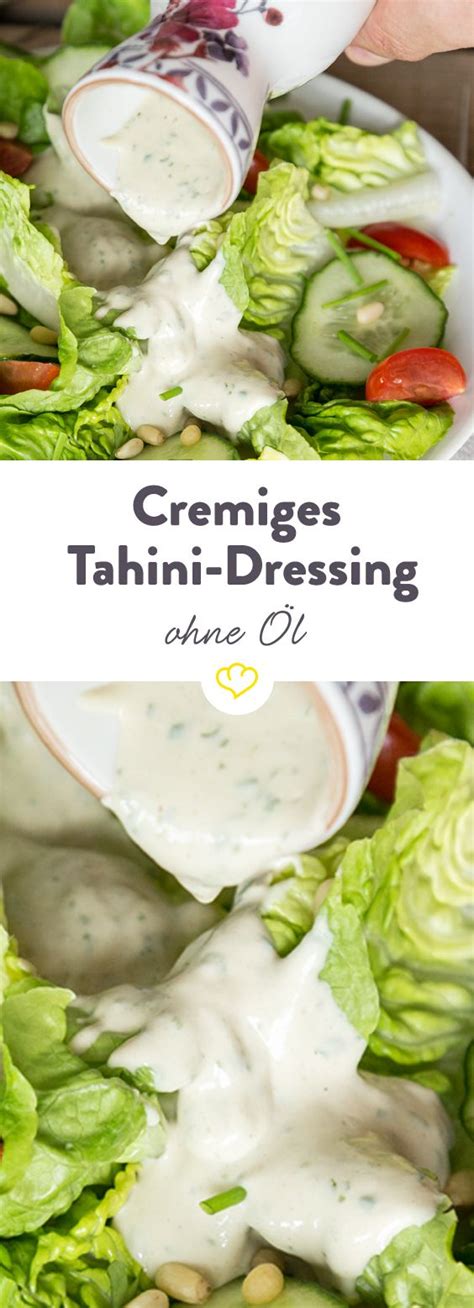 tahini dressing cremig nussiges topping fuer deinen salat rezept
