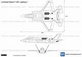 35 Lightning Ii Lockheed Template Martin Preview Vector Templates sketch template