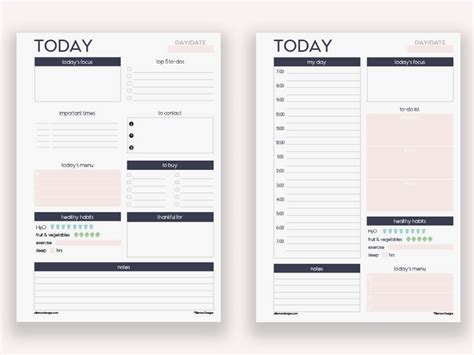 printable personal planner inserts shop fresh