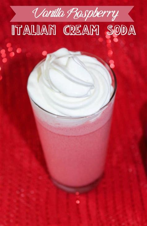 french vanilla raspberry italian cream soda recipe