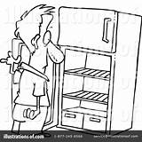 Refrigerator Clipart Drawing Illustration Cartoon Toonaday Royalty Rf Clipartmag Drawings Getdrawings sketch template