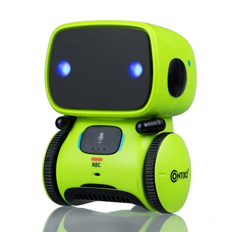 contixo kids smart robot toy mini robot talking singing dancing interactive voice control touch