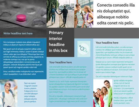 Sex Education Brochure Template Mycreativeshop