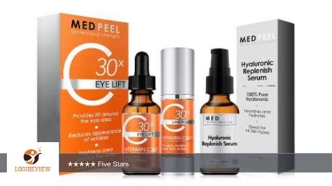 medpeel vitamin cx eye lift  hyaluronic kit reviewtest youtube