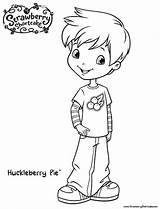Shortcake Huckleberry sketch template