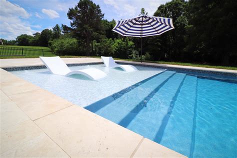 custom tanning ledge poolscapes  charlotte