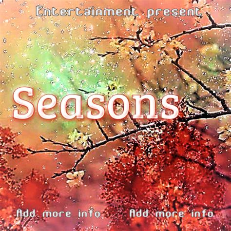 album cover seasons template postermywall