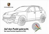 Porsche Cayenne 911 Panamera Autos Ausdrucken Turbo Malvorlage Kleurplaten Ausmalbilderpferde Depuis Ausmalbildkostenlos sketch template