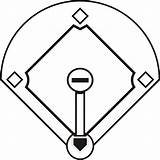 Baseball Field Printable Layout Clipart sketch template