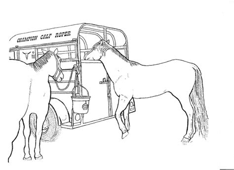 printable horse trailer coloring pages horse coloring pages horse