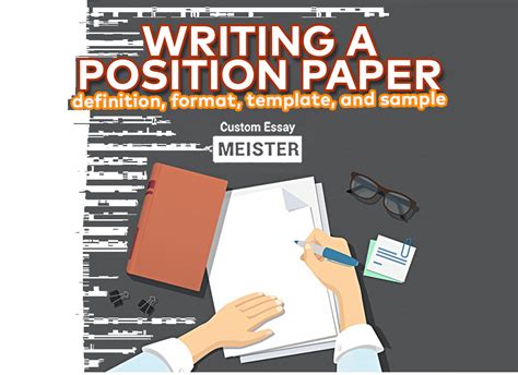 writing  position paper definition format examples template