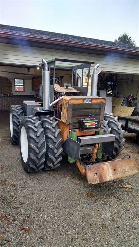 dual exhaust   tractors homemade tractor garden tractor