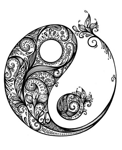 pin  helweh zahaika  drawing yin  tattoos mandala tattoo