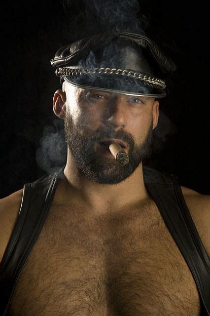 Hairy Surfer Cigar Men Leather Men Leather Outfit