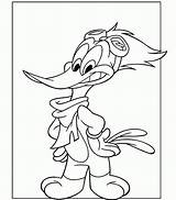 Woodpecker Woody Coloring Pages Kids sketch template