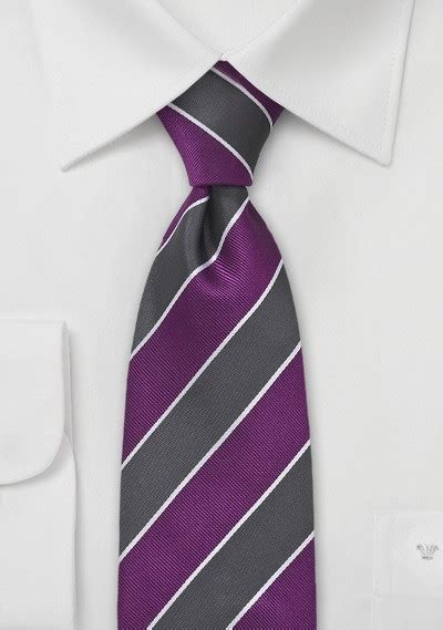 modern purple  charcoal tie cheap necktiescom