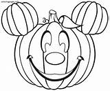 Coloring Pumpkin sketch template