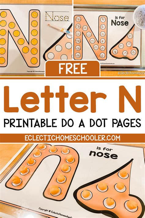 letter  printable   dot pages httpseclectichomeschoolercom