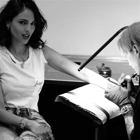 eiza gonzalez adds a powerful new tattoo to her extensive collection