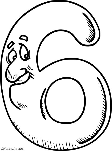 printable number  coloring pages  vector format easy