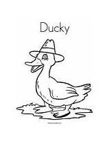 Ducky Coloring Change Template sketch template