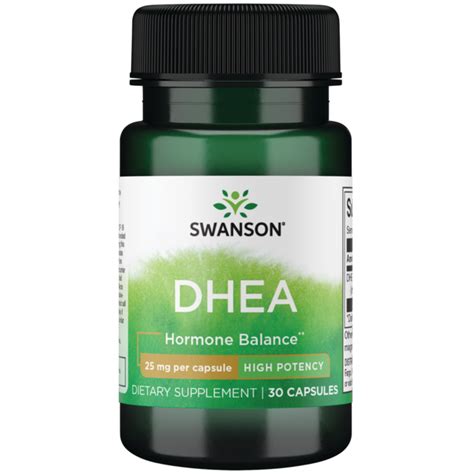 swanson premium dhea 25 mg 30 caps swanson®