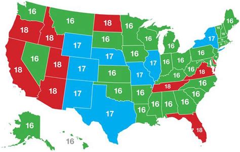 The Age Of Consent By Us State An Important Map For Many To Remember