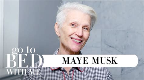 71 Year Old Model Maye Musks Nighttime Skincare Routine Go To Bed