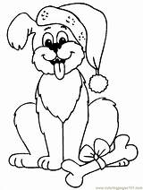 Christmas Coloring Pages Animal Animals Printable Dog Cartoon Color Popular Printables Coloringhome Library Clipart Coloringpages101 sketch template