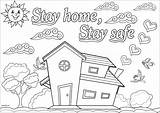 Stay Coloring Covid Safe 19 Kids Pages Adults During Time Busy Keep Weapon Fight Exclusive Adult Stress Anti Against Help sketch template