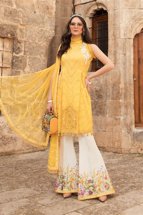 maria b lawn collection 2021 best pakistani designer summer dresses