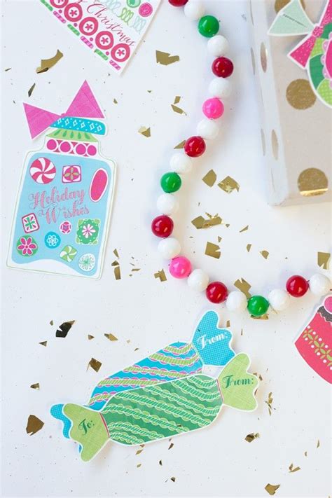 printable candy gift tags  christmas presents studio diy